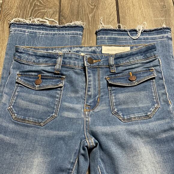 Treasure & Bond Raw Hem Jeans Big Girls Size 14 - Picture 2 of 7